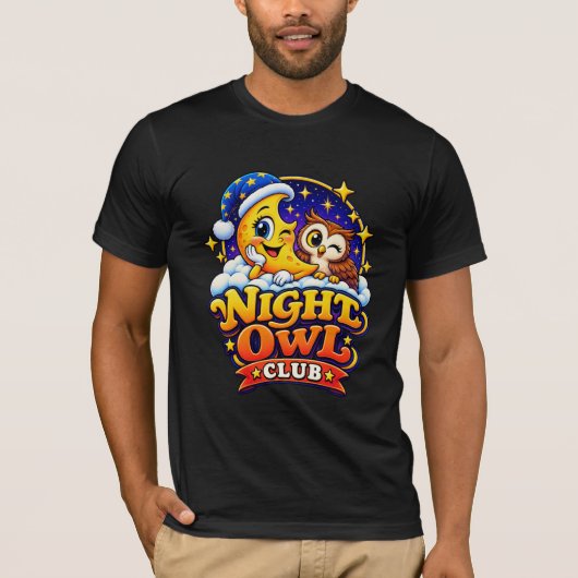 かわいい動物とキャラクター Tシャツ (正面)