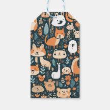 かわいい動物のおもしろいデザイン緑の装飾