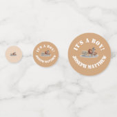 かわいい動物のぬいぐるみをテーマ コンフェッティ (正面)