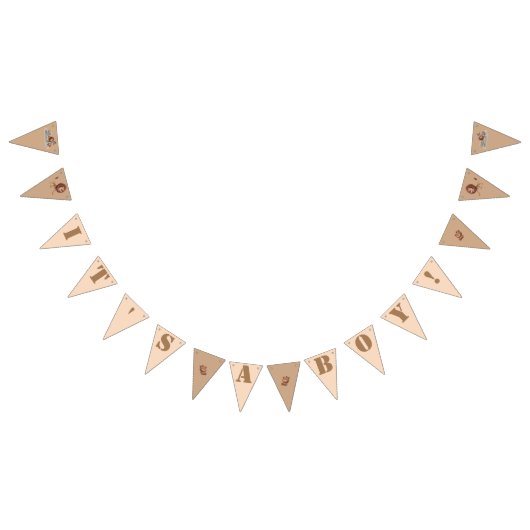 かわいい動物のぬいぐるみをテーマ バンティングフラッグ (全)