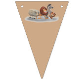 かわいい動物のぬいぐるみをテーマ バンティングフラッグ (第1の旗)