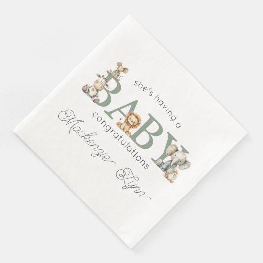 かわいい動物のぬいぐるみ男女兼用赤ちゃんシャワー (コーナー)