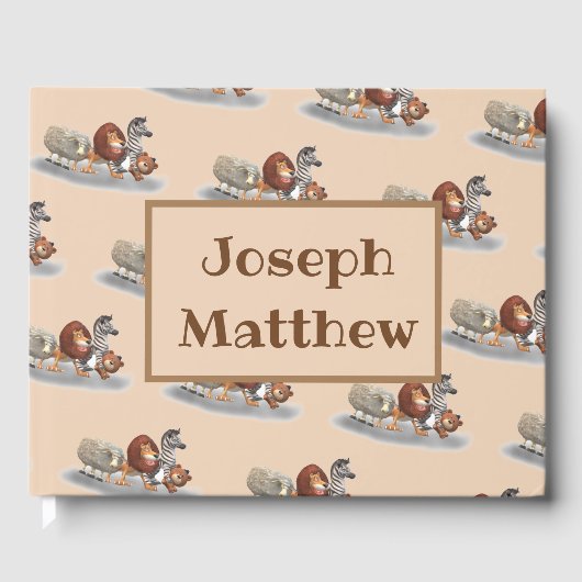 かわいい動物のぬいぐるみ ゲストブック (正面)