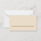 かわいい動物のぬいぐるみ ノートカード (裏面)