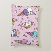 かわいい動物のアイスクリーム・コーン アクセントクッション (裏面(縦))