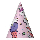 かわいい動物のアイスクリーム・コーン パーティーハット (左)