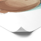 かわいい動物のアルファベットのポスター ポスター (角)