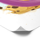 かわいい動物のアルファベットのポスター ポスター (角)