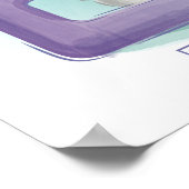 かわいい動物のアルファベット ポスター (角)