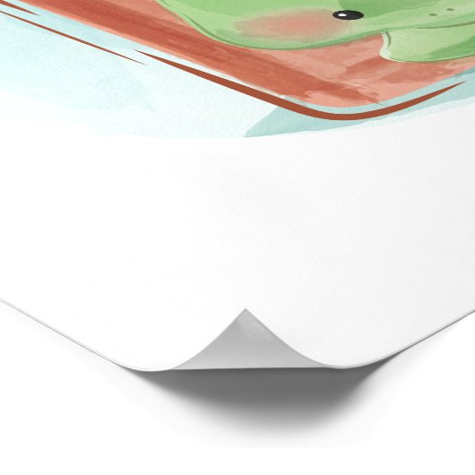 かわいい動物のアルファベット ポスター (角)