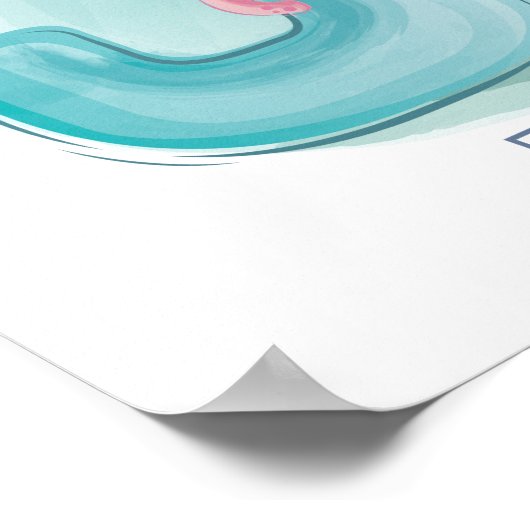 かわいい動物のアルファベット ポスター (角)