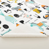 かわいい動物のアルファベット |帽子を持っている人もいる シェルパブランケット (3/4)