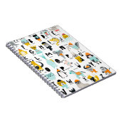 かわいい動物のアルファベット |帽子を持っている人もいる ノートブック (右側)