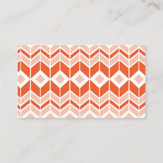 かわいい動物のオレンジキツネの名刺 名刺 (裏面)