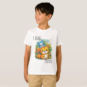 かわいい動物のキャラクターイラスト 私はかわいい Tシャツ (正面フル)