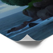 かわいい動物のキャラクター威厳のあるAツリーハウス ポスター (角)