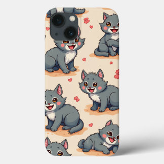 かわいい動物のキャラクター iPhone 13ケース