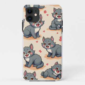 かわいい動物のキャラクター iPhone 11 ケース
