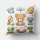 かわいい動物のクッションで癒しの空間を クッション (裏面)