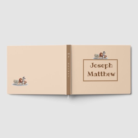 かわいい動物のテーマのゲストブック ゲストブック (全面)