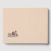 かわいい動物のテーマのゲストブック ゲストブック (裏面)