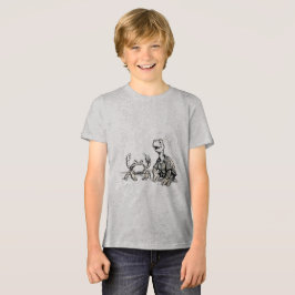 かわいい動物のデザインギフトかわいいプレゼント子供へ トライブレンドTシャツ
