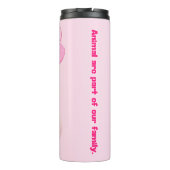 かわいい動物のデザイン タンブラー (裏面)