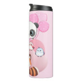 かわいい動物のデザイン タンブラー (回転右)