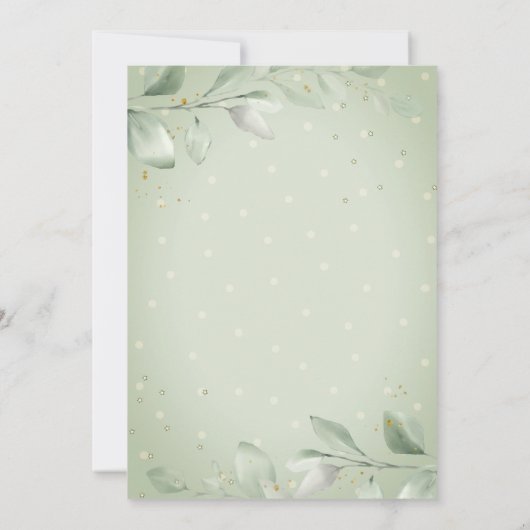 かわいい動物のトラックが赤ちゃんシャワーでドライブ 招待状 (裏面)