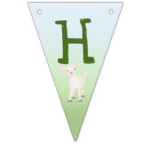 かわいい動物のハッピーバースデー バンティングフラッグ (第2の旗)