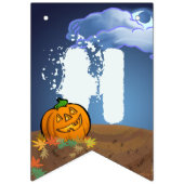 かわいい動物のハロウィン看板 バンティングフラッグ (第2の旗)