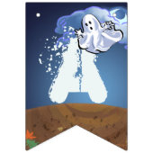 かわいい動物のハロウィン看板 バンティングフラッグ (第3の旗)