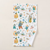 かわいい動物のバンド バスタオルセット (ハンドタオル)