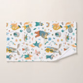 かわいい動物のバンド バスタオルセット (ハンドタオル)