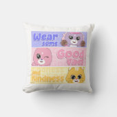 かわいい動物のフリエンツ：完子供へ全 クッション (正面)