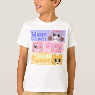 かわいい動物のフリエンツ:完子供へ全 Tシャツ