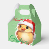 かわいい動物のベビーのシックなサンタクリスマスコスチューム フェイバーボックス (正面サイド)