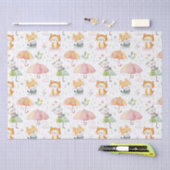 かわいい動物のベビープレゼント 薄葉紙 (クラフト)