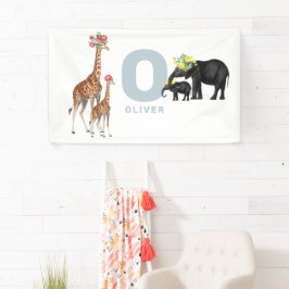 かわいい動物のベビー子供部屋キッズルームウォールデコル 横断幕