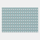 かわいい動物のベビー ラッピングペーパーシート (正面2)