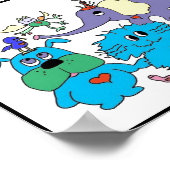 かわいい動物のポスター ポスター (角)