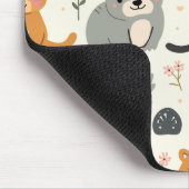 かわいい動物のマウスパッド マウスパッド (コーナー)