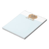 かわいい動物のメモ帳 - 犬 ノートパッド (回転)