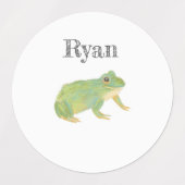 かわいい動物のラベル ラベル (デザイン2)