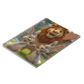 かわいい動物の入学ノート ノートブック (左側)