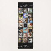 かわいい動物の写真コラージュカスタム ヨガマット (正面)