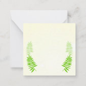 かわいい動物の友人の誕生日 ノートカード (裏面)