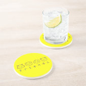 かわいい動物の友人顔ケースメイトiPhoneケースブー コースター (側面)