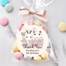 かわいい動物の友達永遠に女の子の子の党の好意