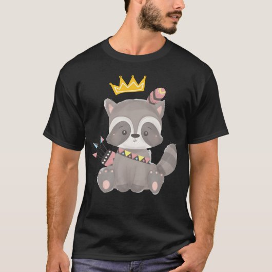 かわいい動物の友達 Tシャツ (正面)